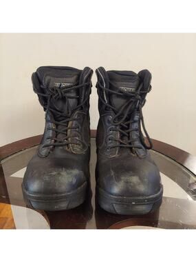 MAGNUM Men's US 12 W Stealth Force Black Work Boots